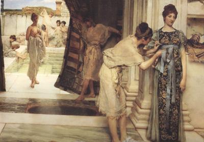 Alma-Tadema, Sir Lawrence The Frigidarium (mk24) France oil painting art